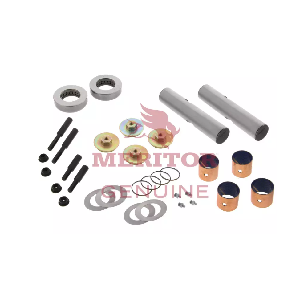 JUEGO KIT DE PERNOS O BUJES Y PASADORES PARA EJE DE DIRECCION MERITOR R201419
