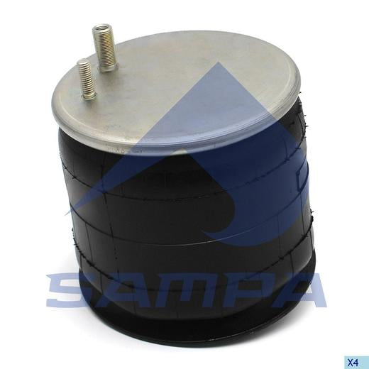 BOLSA DE AIRE PARA LA SUSPENSION NEUMATICA DEL CAMION AUTOBUS REMOLQUE O DOLLY SAMPA SP 558597-KA